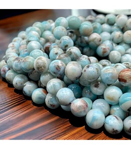 Amazon.com: [ABCgems] Dominican Republic Sky-Blue Larimar AKA